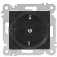 RİTA MEK TUŞ TOP.LI PRİZ SİYAH 1